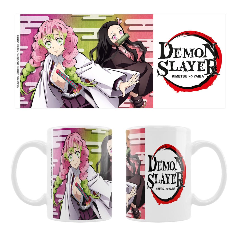 Sakami Merchandise Demon Slayer Ceramic Mug Mitsuri & Nezuko | Makochan