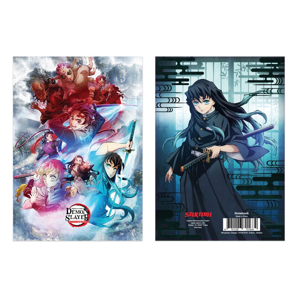 Sakami Merchandise Demon Slayer: Kimetsu no Yaiba Notebook | Makochan