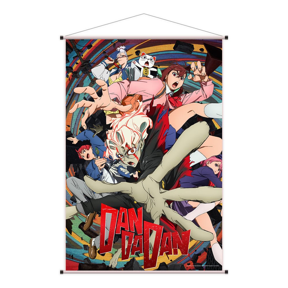 Sakami Merchandise Dandadan Wallscroll Okarun & Friends 60 x 90 cm | Makochan