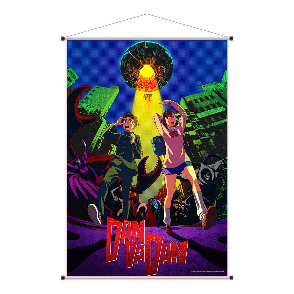 Sakami Merchandise Dandadan Wallscroll Okarun & Momo 60 x 90 cm | Makochan