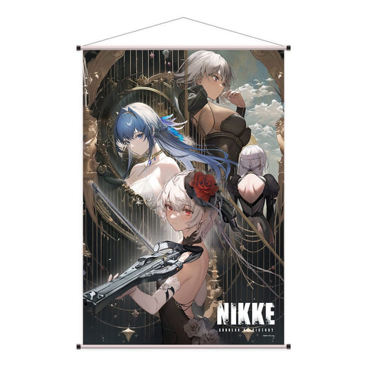 Sakami Merchandise Goddess of Victory: Nikke Wallscroll Sugar, Helm, Julia & Modernia 60 x 90 cm | Makochan