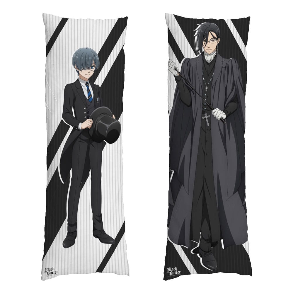 Sakami Merchandise Black Butler Dakimakura Pillow Case Sebastian & Ciel 150 x 50 cm | Makochan