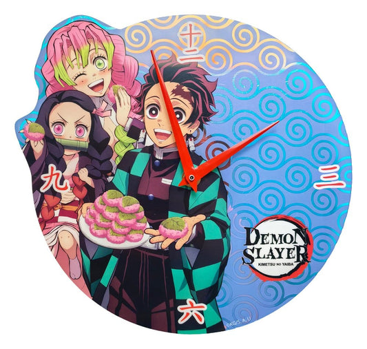 Sakami Merchandise Demon Slayer: Kimetsu no Yaiba Wall Clock Holographic | Makochan