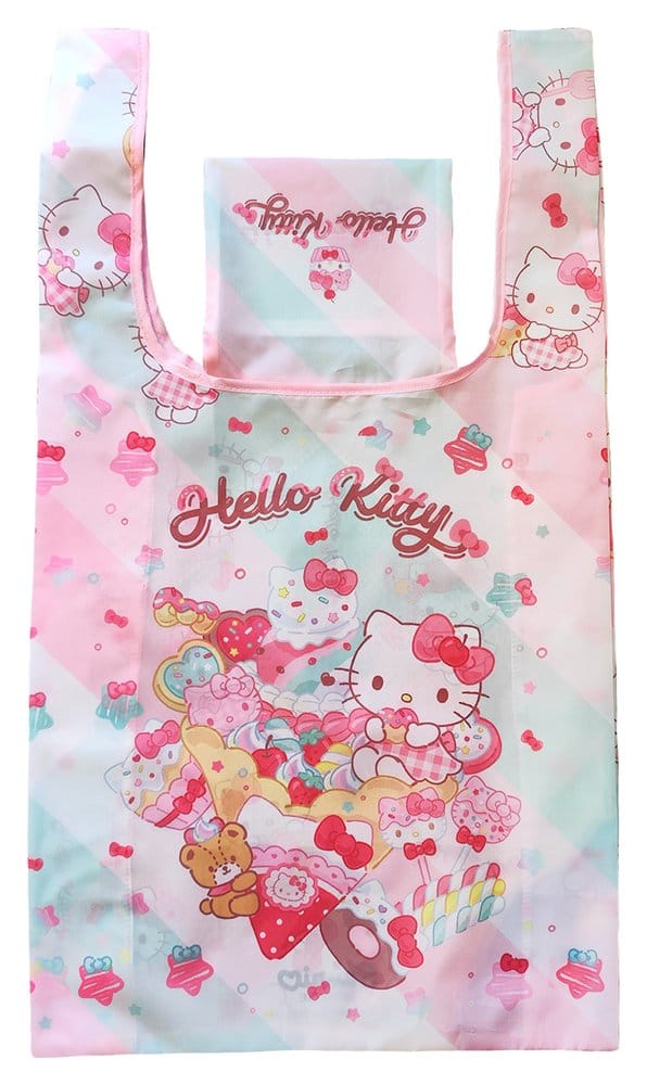 Sakami Merchandise Sanrio Tote Bag Hello Kitty Snack And Sweet Foldable | Makochan