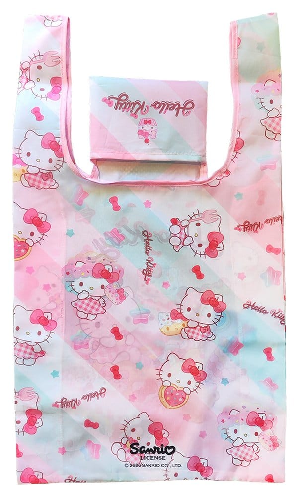 Sakami Merchandise Sanrio Tote Bag Hello Kitty Snack And Sweet Foldable | Makochan