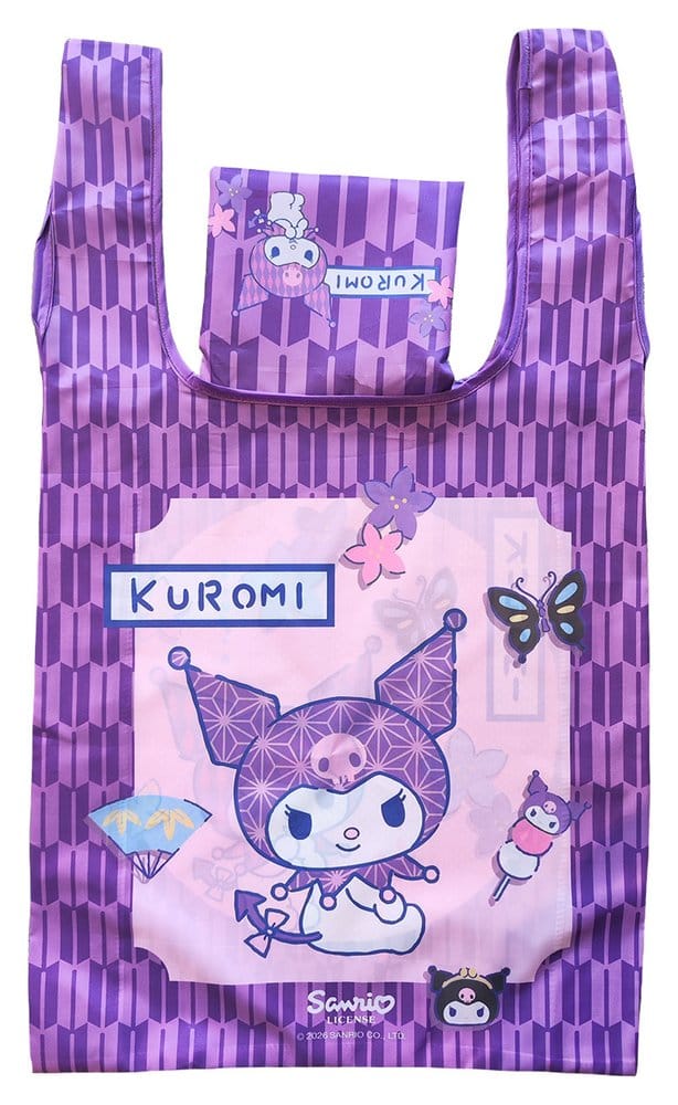 Sakami Merchandise Sanrio Tote Bag Kuromi Japanese Foldable | Makochan