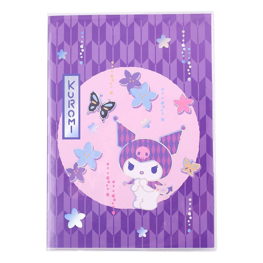 Sakami Merchandise Sanrio Notebook Kuromi Japanese Holographic Checkered | Makochan
