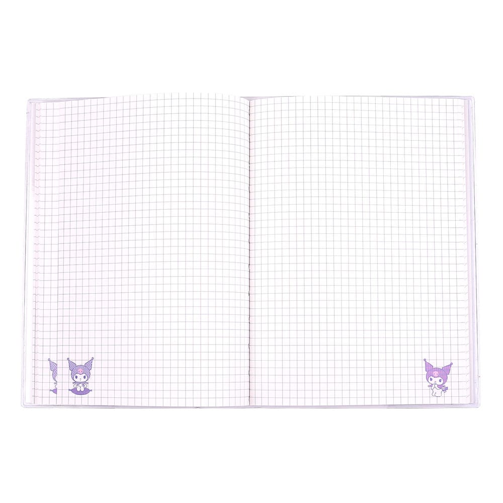 Sakami Merchandise Sanrio Notebook Kuromi Japanese Holographic Checkered | Makochan