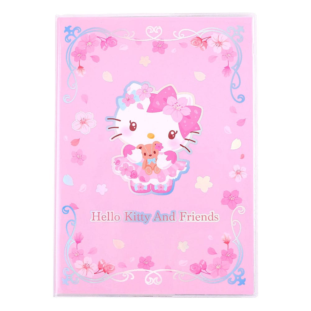 Sakami Merchandise Sanrio Notebook Hello Kitty & Friends Sakura Series Holographic Checkered | Makochan