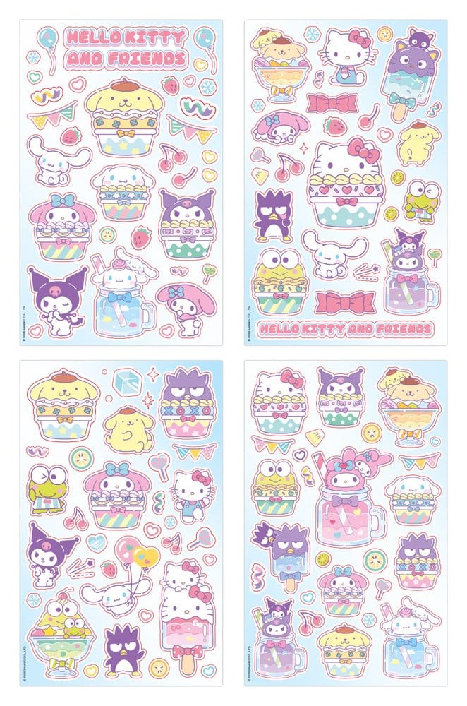 Sakami Merchandise Sanrio Sticker Pack Hello Kitty & Friends 03 Cupcake | Makochan