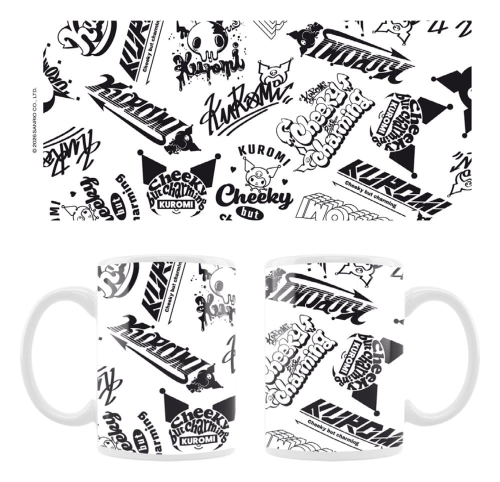 Sakami Merchandise Sanrio Mug Kuromi Street logos | Makochan