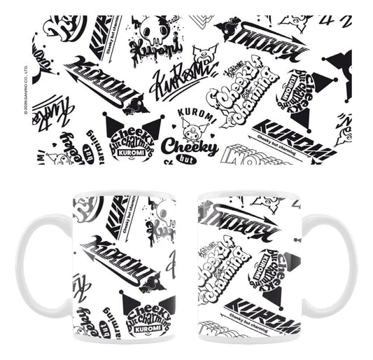 Sakami Merchandise Sanrio Mug Kuromi Street logos | Makochan