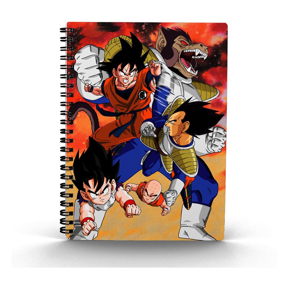 SD Toys Dragon Ball Z Notebook with 3D-Effect Goku vs Vegeta | Makochan