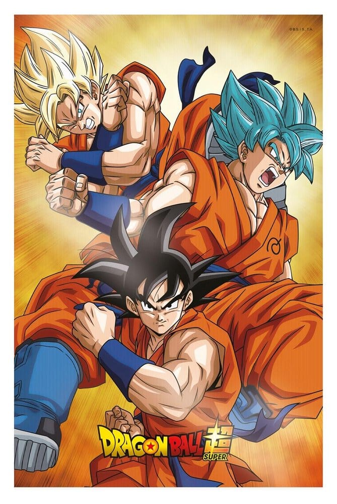 SD Toys Dragon Ball Super 3D Poster Champa Goku 38 x 58 cm | Makochan