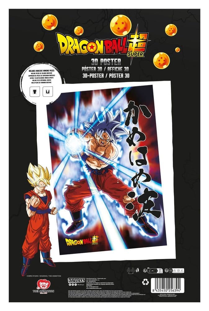 SD Toys Dragon Ball Super 3D Poster Survival Goku 38 x 58 cm | Makochan