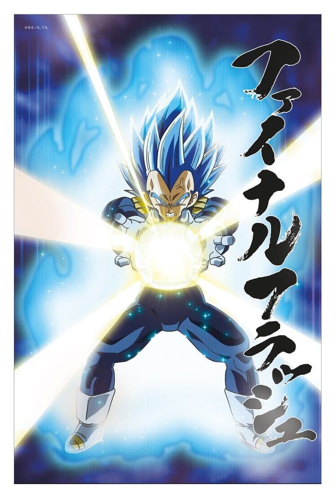 SD Toys Dragon Ball Super 3D Poster Survival Vegeta 38 x 58 cm | Makochan