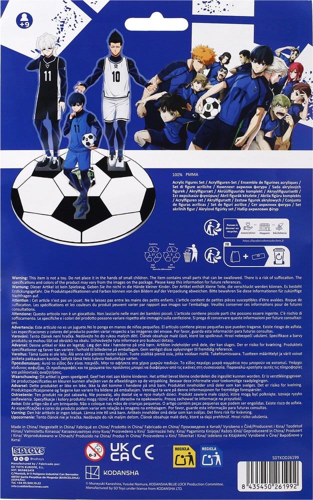 SD Toys Blue Lock Acrylic Figures Set 15 cm | Makochan