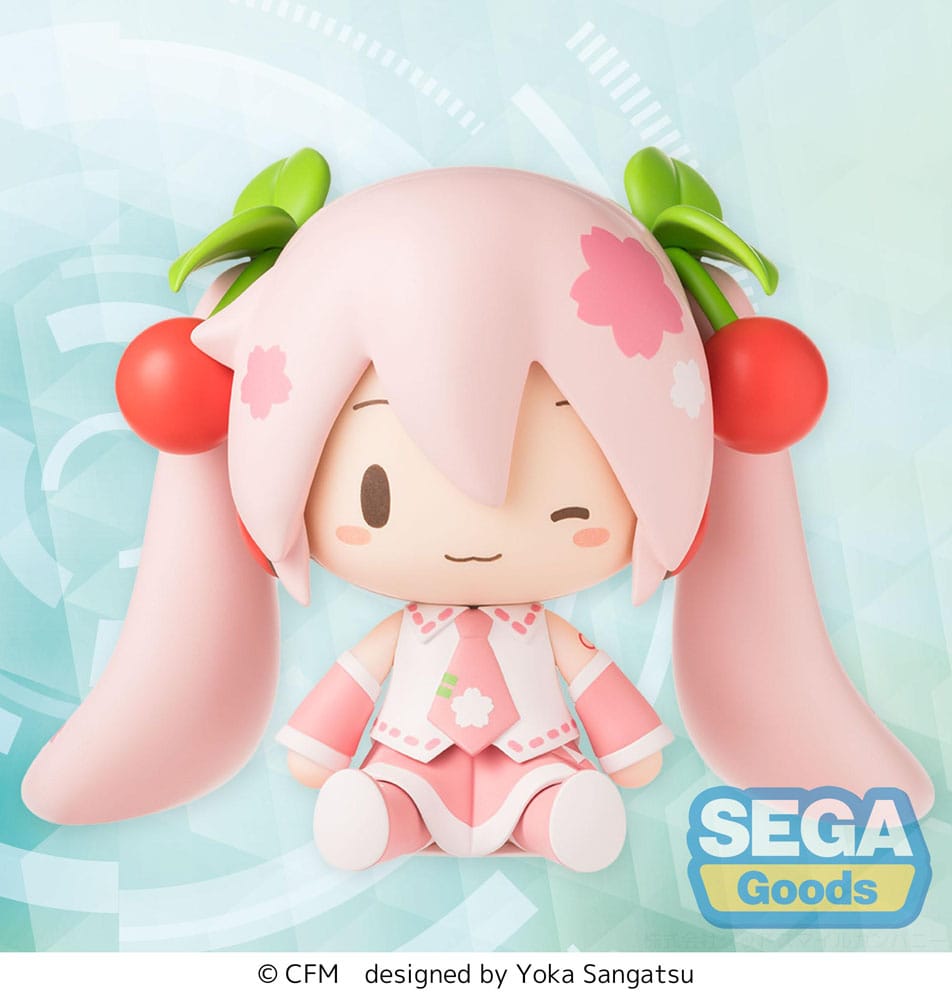 Sega Character Vocal Series 01: Hatsune Miku Fuwa Petit Chibi Figure Sakura Miku 8 cm | Makochan