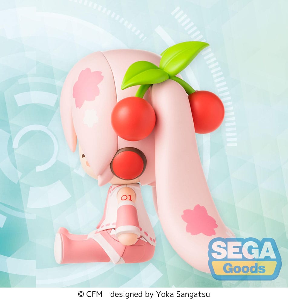 Sega Character Vocal Series 01: Hatsune Miku Fuwa Petit Chibi Figure Sakura Miku 8 cm | Makochan