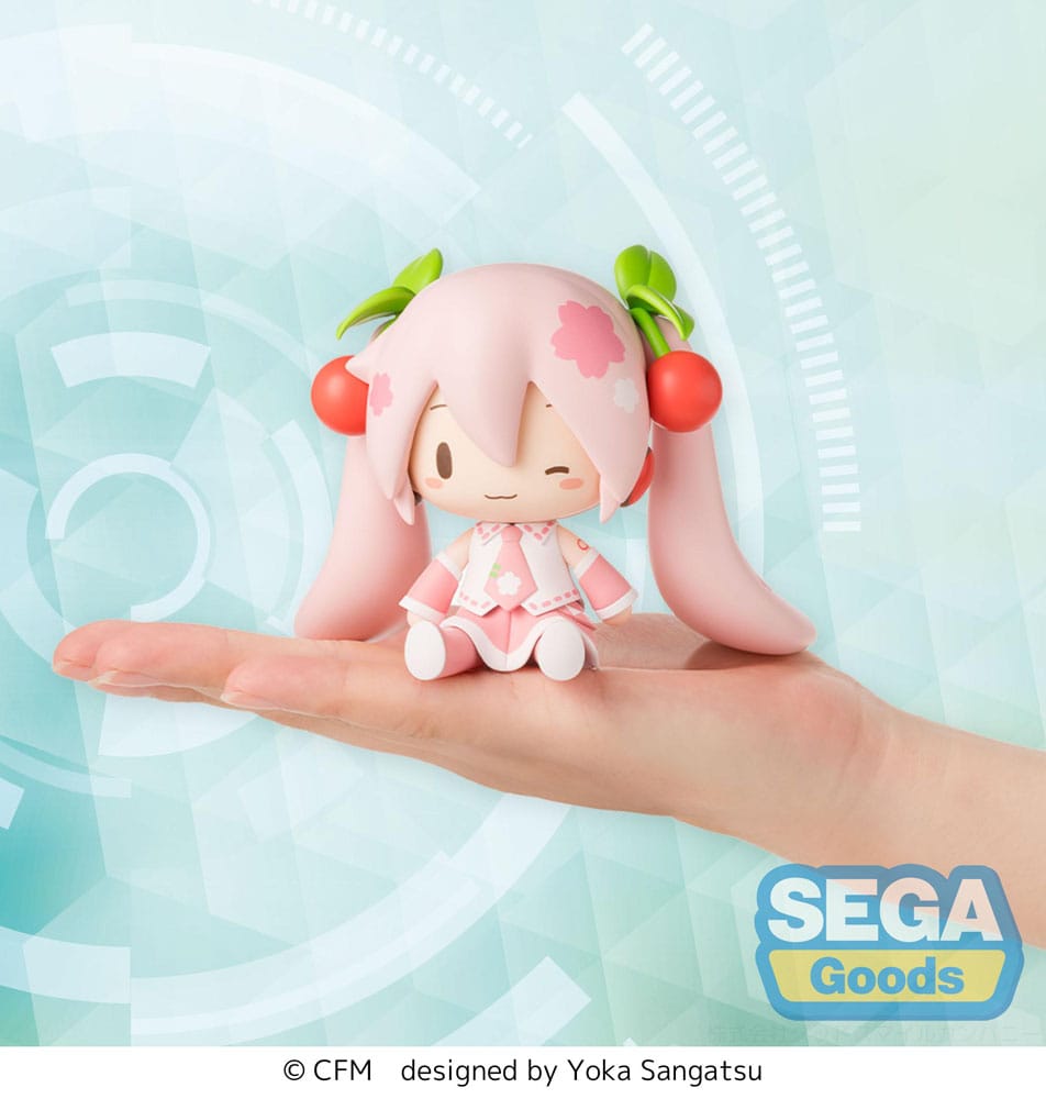 Sega Character Vocal Series 01: Hatsune Miku Fuwa Petit Chibi Figure Sakura Miku 8 cm | Makochan