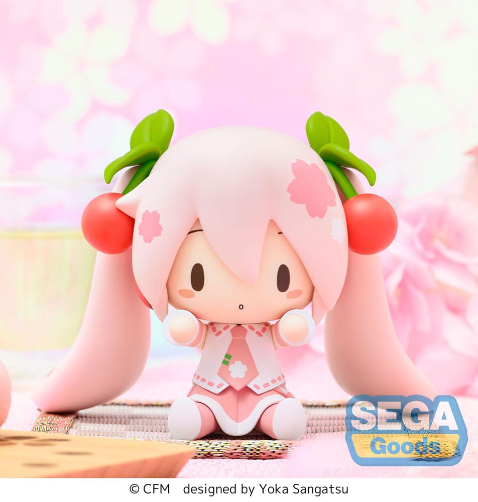 Sega Character Vocal Series 01: Hatsune Miku Fuwa Petit Chibi Figure Sakura Miku 8 cm | Makochan