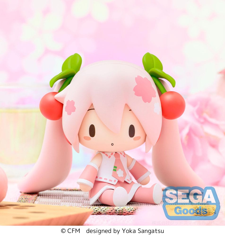Sega Character Vocal Series 01: Hatsune Miku Fuwa Petit Chibi Figure Sakura Miku 8 cm | Makochan