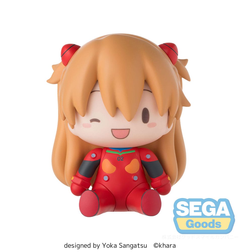 Sega Evangelion: New Theatrical Edition Fuwa Petit Chibi Figure Asuka Plug Suit 8 cm | Makochan