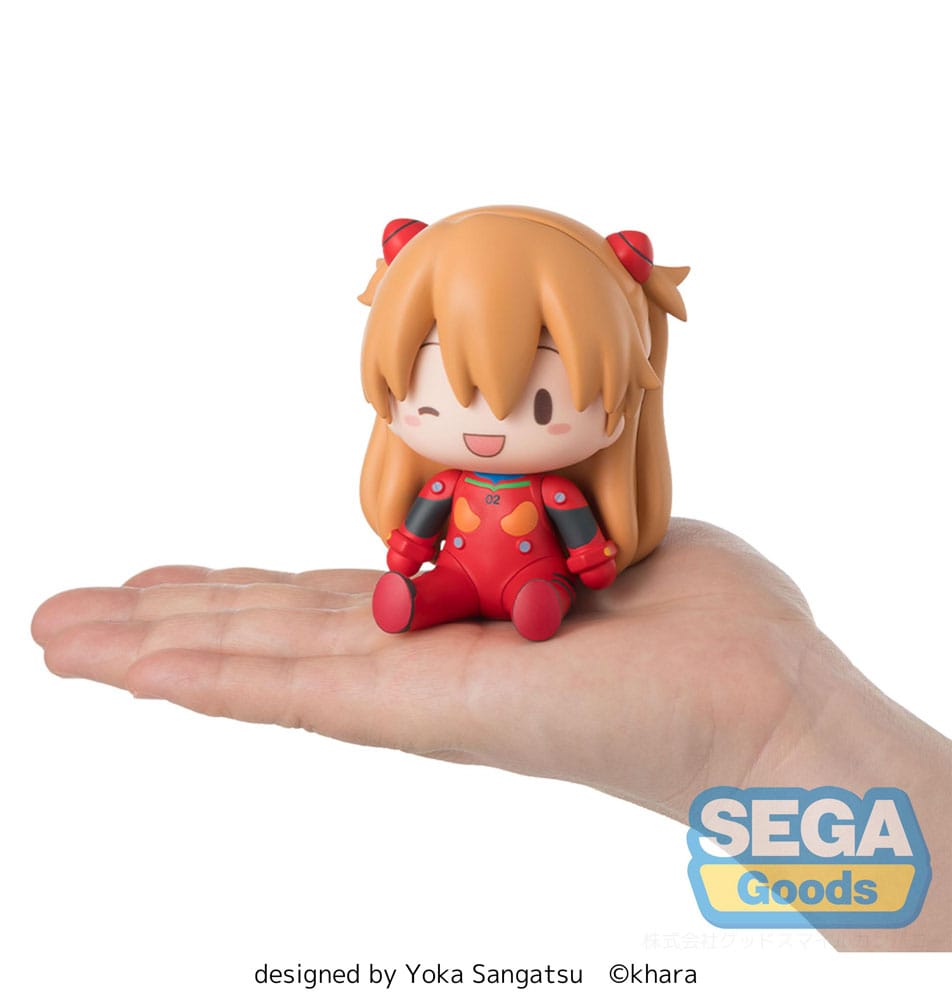Sega Evangelion: New Theatrical Edition Fuwa Petit Chibi Figure Asuka Plug Suit 8 cm | Makochan