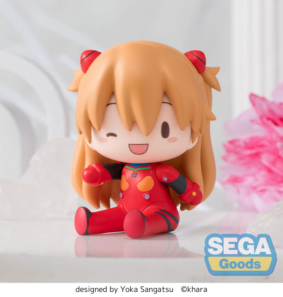 Sega Evangelion: New Theatrical Edition Fuwa Petit Chibi Figure Asuka Plug Suit 8 cm | Makochan