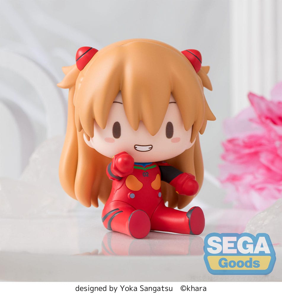 Sega Evangelion: New Theatrical Edition Fuwa Petit Chibi Figure Asuka Plug Suit 8 cm | Makochan