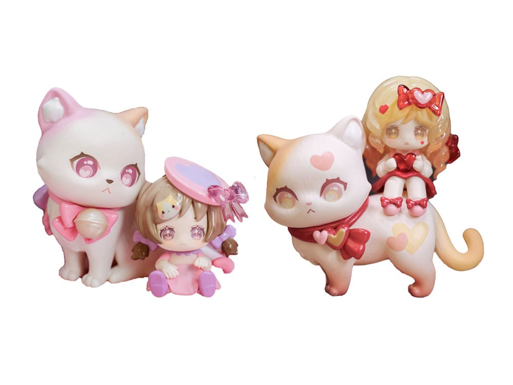 Shenzhen Mabell Animation Development Original Character Trading Figures Cat Nizizi-Kitten with you 8 cm Assortment (6)