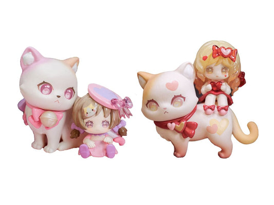 Shenzhen Mabell Animation Development Original Character Trading Figures Cat Nizizi-Kitten with you 8 cm Assortment (6)