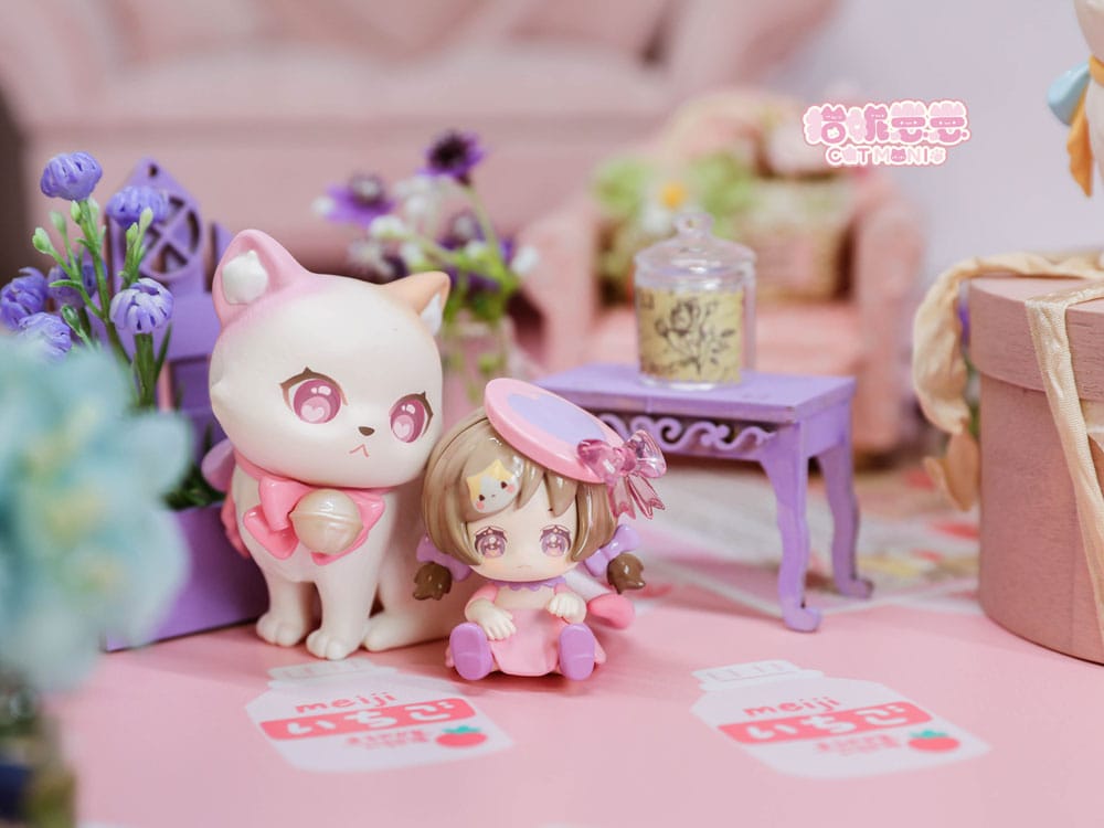 Shenzhen Mabell Animation Development Original Character Trading Figures Cat Nizizi-Kitten with you 8 cm Assortment (6)