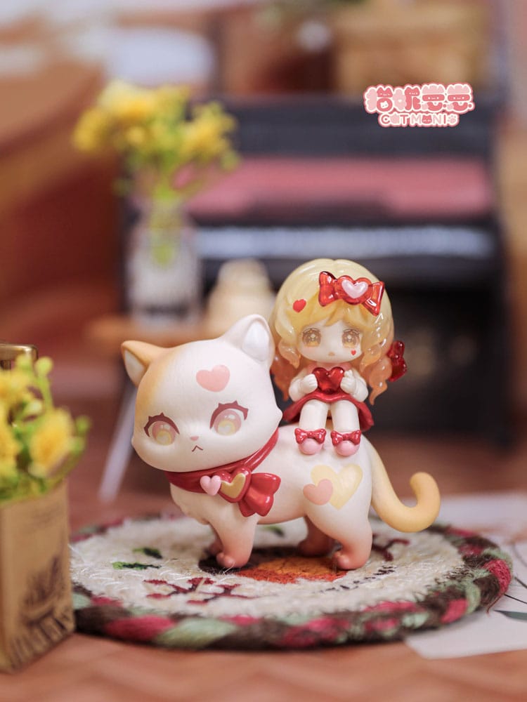Shenzhen Mabell Animation Development Original Character Trading Figures Cat Nizizi-Kitten with you 8 cm Assortment (6)