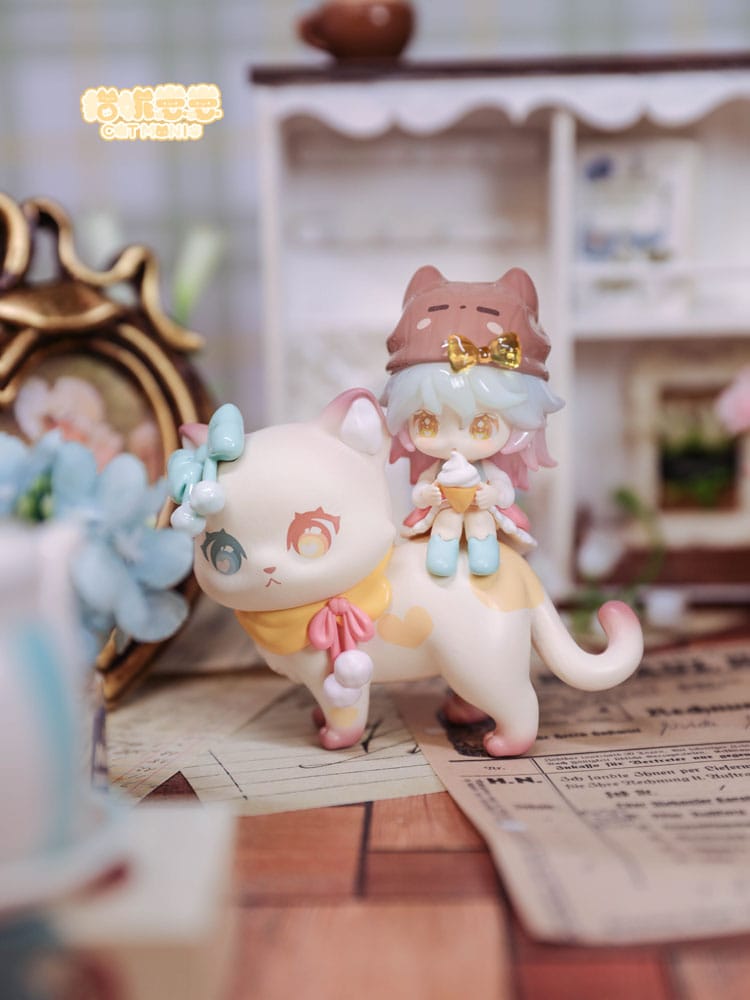 Shenzhen Mabell Animation Development Original Character Trading Figures Cat Nizizi-Kitten with you 8 cm Assortment (6)