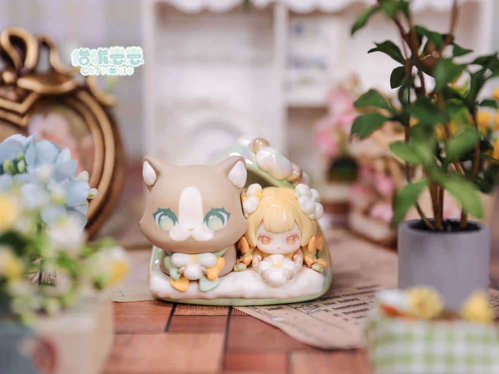 Shenzhen Mabell Animation Development Original Character Trading Figures Cat Nizizi-Kitten with you 8 cm Assortment (6)