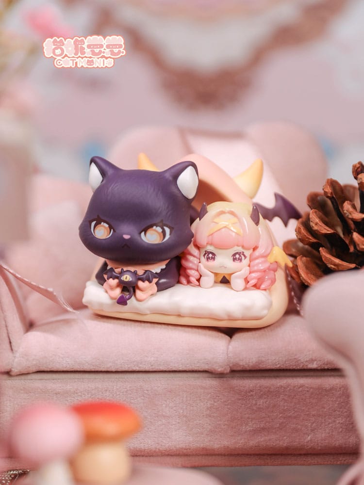 Shenzhen Mabell Animation Development Original Character Trading Figures Cat Nizizi-Kitten with you 8 cm Assortment (6)