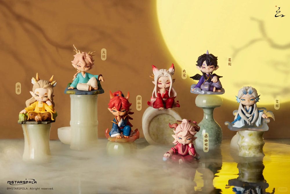 Shenzhen Mabell Animation Development Original Character Trading Figures Searching for Mountains and Seas, Stars 9 cm