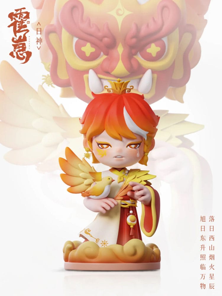 Shenzhen Mabell Animation Development Original Character Trading Figures Huozai Wusheng Group Portrait Series 8 cm Assortment