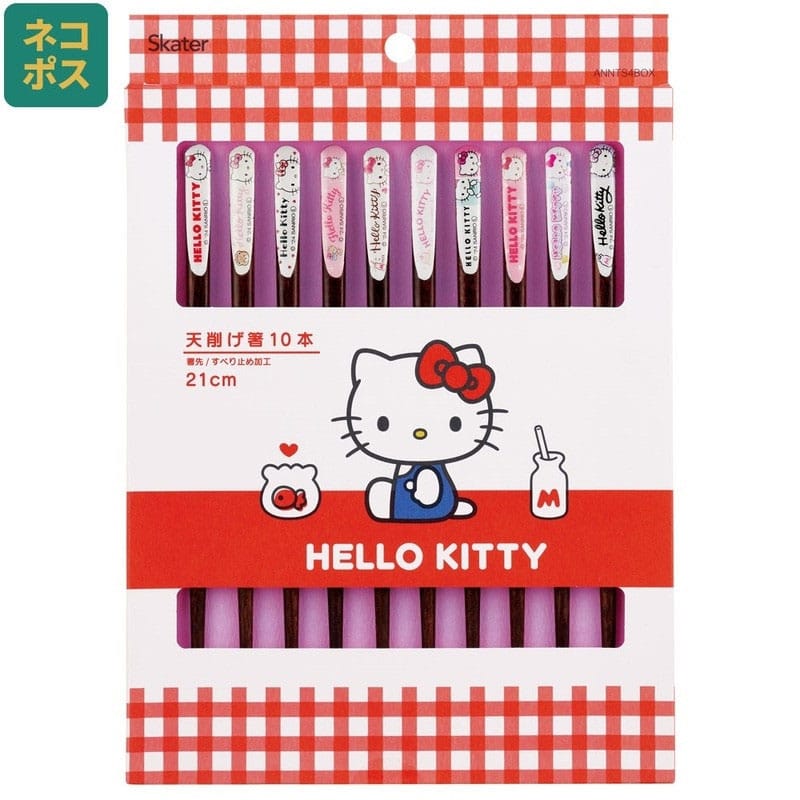 Skater Sanrio Chopsticks 10-Pack Hello Kitty | Makochan