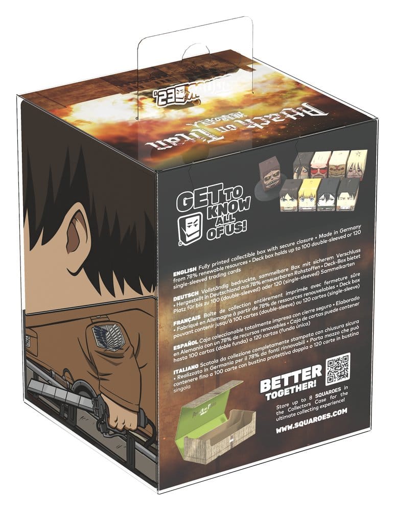 Squaroes Squaroes Squaroe Attack on Titan AOT001 - Eren Jäger | Makochan