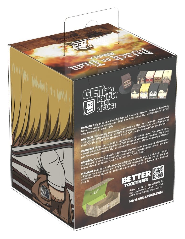 Squaroes Squaroes Squaroe Attack on Titan AOT002 - Armin Arlert | Makochan