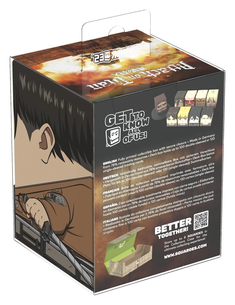 Squaroes Squaroes Squaroe Attack on Titan AOT004 - Levi Ackermann | Makochan