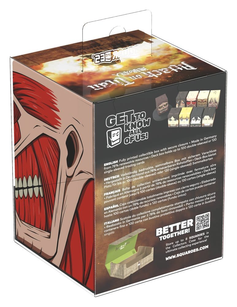 Squaroes Squaroes Squaroe Attack on Titan AOT006 - Colossal Titan | Makochan