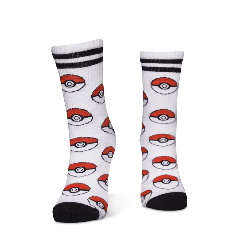 Difuzed Pokémon Socks 3-Pack Pikachu Pokeball 39-42 | Makochan