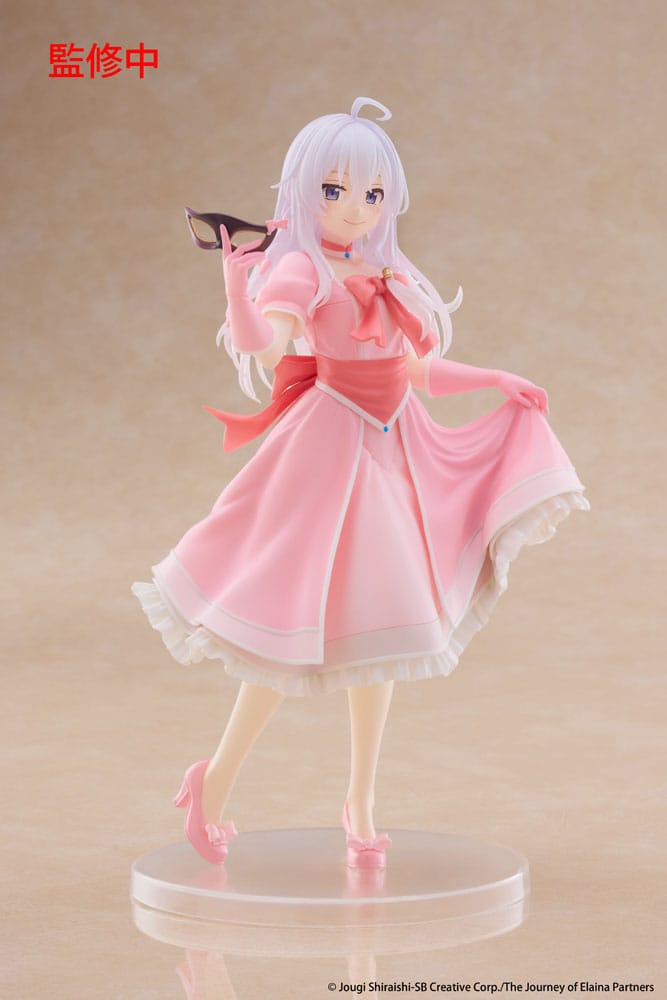 Taito Prize Wandering Witch: The Journey of Elaina Coreful PVC Statue Elaina Mask & Party Dress Ver. 18 cm | Makochan
