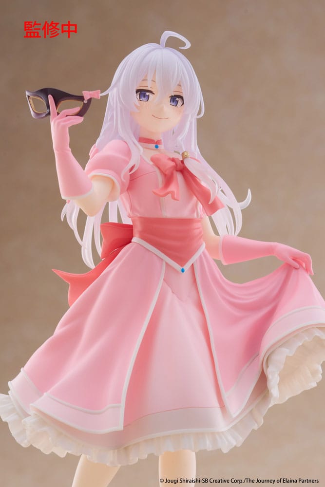 Taito Prize Wandering Witch: The Journey of Elaina Coreful PVC Statue Elaina Mask & Party Dress Ver. 18 cm | Makochan
