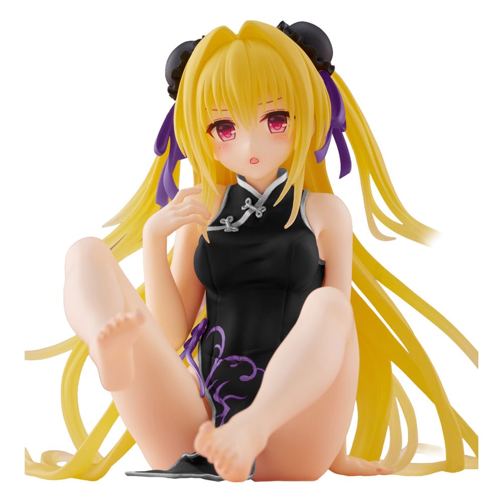 Taito Prize To Love-Ru Darkness PVC Statue Desktop Cute Figure Golden Darkness (China Dress Ver.) Renewal 13 cm | Makochan