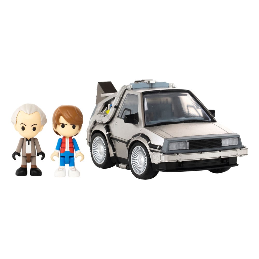 Takara Tomy Back to the Future Q-Village Vehicle with mini-figures Time Machine 9 cm | Makochan