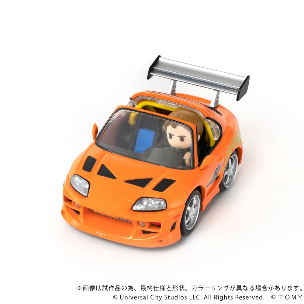 Takara Tomy Fast & Furious Q-Village Vehicle with mini-figure Toyota Supra JZA80 9 cm | Makochan